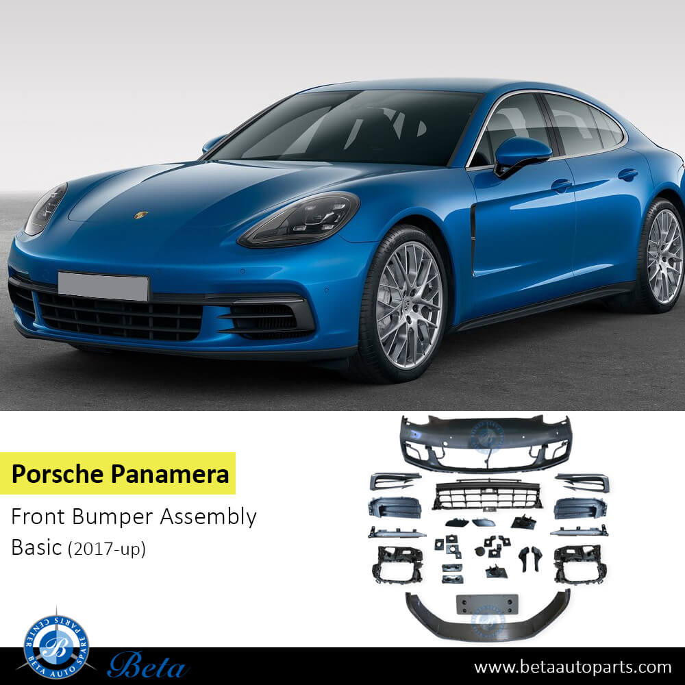Porsche Panamera (2017-2020), Front Bumper (Basic), China, 971898010A Porsche Panamera (2017-2020), Front Bumper (Basic), China, 971898010A